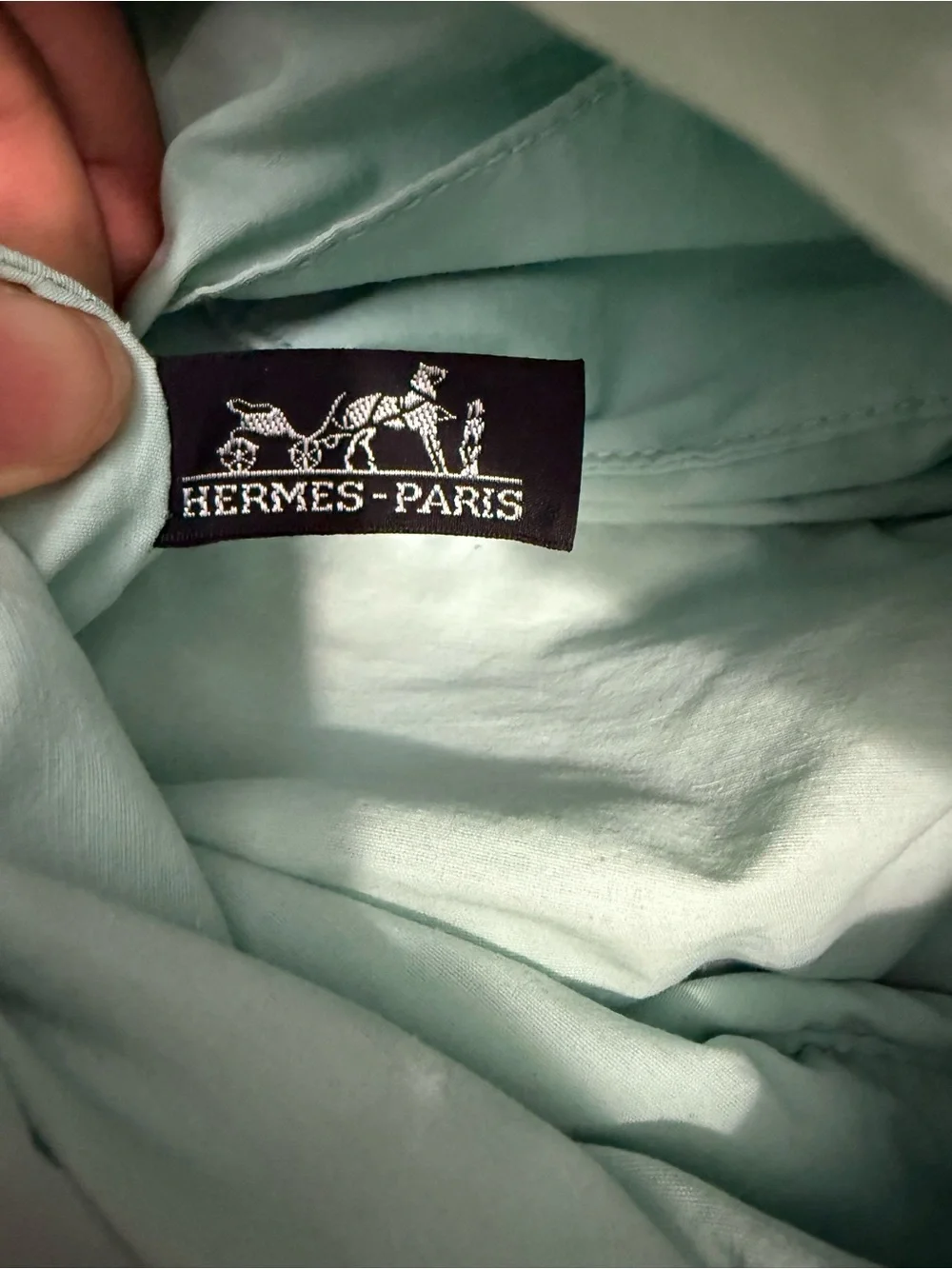 Hermes Bolide 35 Rocking Horse Light Blue Pouch Cosmetic Baby Bag
